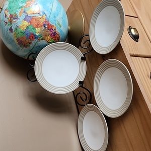 Denby Intro Stripes side plates